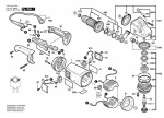 Bosch 0 601 852 B42 GWS 21-230 HV Angle Grinder 230 V / GB Spare Parts GWS21-230HV